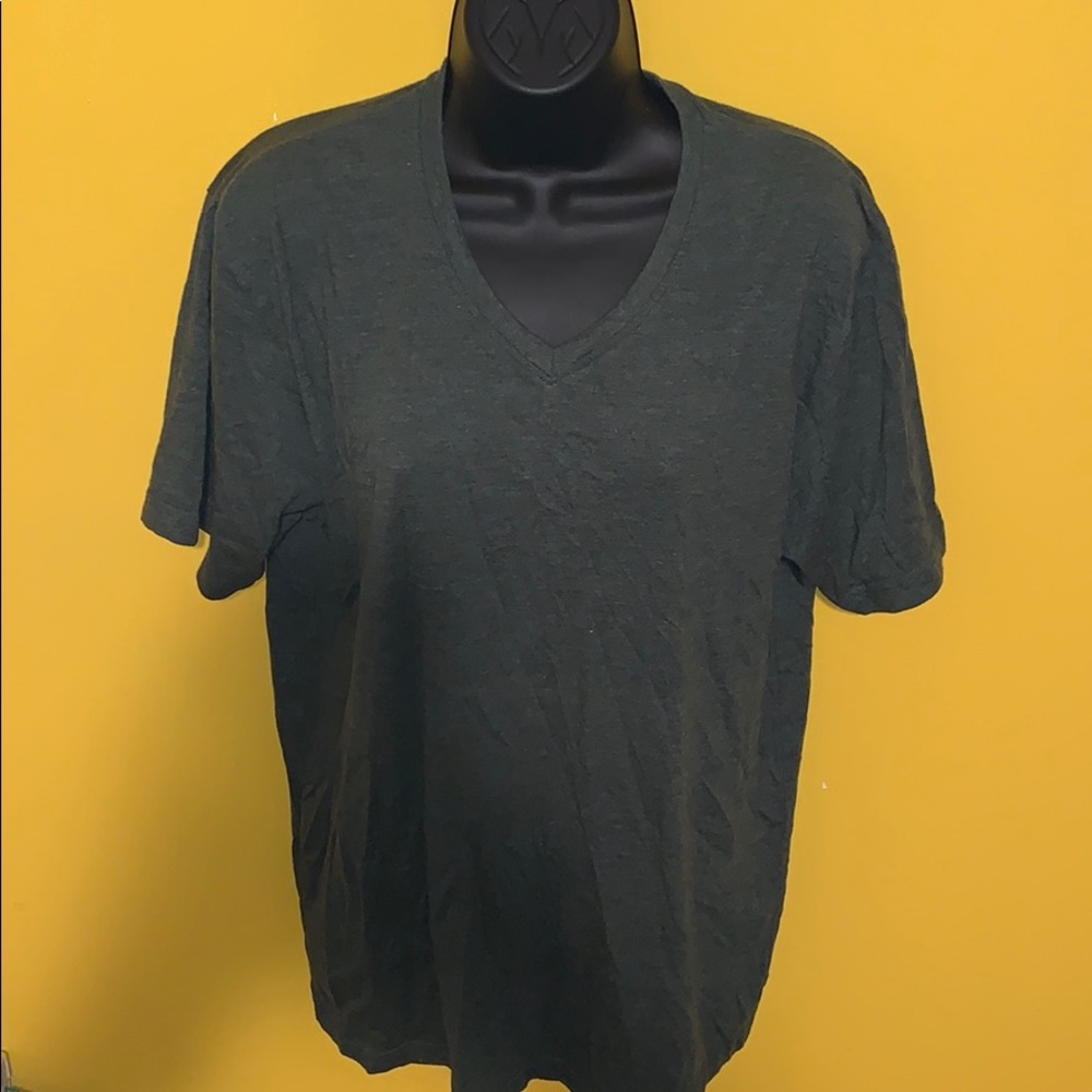 Galaxy gray V neck tee